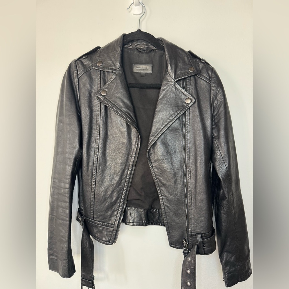 Mackage for Aritzia Leather Biker Jacket – XXS